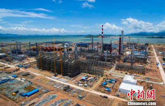 圖為中海殼牌擴建項目現場 通訊員供圖